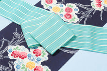 画像をギャラリービューアに読み込む, ゆかた帯 浴衣帯 半幅帯 日本製 浴衣 レディース 西村織物 博多帯 夏 夏祭り 細帯 四寸帯 新品