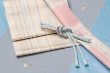 画像をギャラリービューアに読み込む, 着物 帯 名古屋帯 博多帯 正絹 献上模様 唐草模様 福岡 紬 小紋