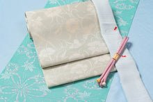 画像をギャラリービューアに読み込む, 夏帯 夏着物 盛夏 夏物 帯 博多織 博多帯 西村織物 紗 名古屋帯 未仕立て 単衣 浴衣 浴衣帯 正絹