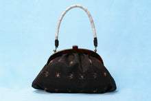 画像をギャラリービューアに読み込む, 琉球絣 バッグ 和装 黒色 ブラック 大原商店 巾着 がま口 バッグ 鞄 手荷物 ハンドバッグ 着物 トートバック 和装用 和服 着物初心者 お出掛け 茶席 お茶会 鞄 着物に合わせるバッグ 和装用バック カジュアル 紬 無地 小紋 きもの用バック 着物用バック