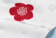 画像をギャラリービューアに読み込む, 長襦袢 正絹 反物 未仕立て 地紋 赤 絞り フルオーダー 別誂え 襦袢 着物 着付け お洒落用 お誂え 誂え 襦袢 別注