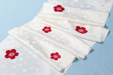 画像をギャラリービューアに読み込む, 長襦袢 正絹 反物 未仕立て 地紋 赤 絞り フルオーダー 別誂え 襦袢 着物 着付け お洒落用 お誂え 誂え 襦袢 別注