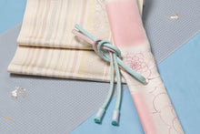 画像をギャラリービューアに読み込む, 着物 正絹 反物 未仕立て 小紋 刺繍 しゃれ着 お洒落 街着 跳び柄 袷 単衣 フルオーダー 仕立て 誂え 着物初心者 着付け カジュアル