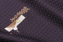 画像をギャラリービューアに読み込む, 着物 正絹 反物 未仕立て 小紋 刺繍 しゃれ着 お洒落 街着 跳び柄 袷 単衣 フルオーダー 仕立て 誂え 着物初心者 着付け カジュアル