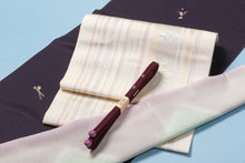 画像をギャラリービューアに読み込む, 着物 正絹 反物 未仕立て 小紋 刺繍 しゃれ着 お洒落 街着 跳び柄 袷 単衣 フルオーダー 仕立て 誂え 着物初心者 着付け カジュアル