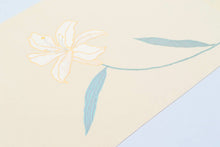 画像をギャラリービューアに読み込む, 博多帯 西村織物 百合 名古屋帯 単衣 夏 浴衣 夏帯 未仕立て