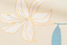 画像をギャラリービューアに読み込む, 博多帯 西村織物 百合 名古屋帯 単衣 夏 浴衣 夏帯 未仕立て