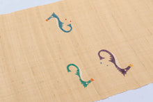 画像をギャラリービューアに読み込む, 着物 名古屋帯 麻 夏帯 染め帯 染帯 おしゃれ 単衣 盛夏 落款 作家