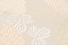 画像をギャラリービューアに読み込む, 着物 袋帯 正絹 袋帯 夏帯 夏着物 西陣 ぶどう 白 織 付下げ 小紋 無地