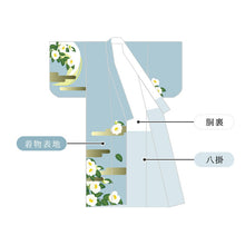 画像をギャラリービューアに読み込む, 訪問着 袷 国内手縫い仕立て 湯のし・胴裏込み