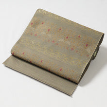 画像をギャラリービューアに読み込む, 名古屋帯 反物 正絹 ジェノバ装飾紋 茶色 ブラウン 誉田屋源兵衛 帯 未仕立て 九寸名古屋帯 なごや帯 おしゃれ カジュアル お洒落 高級 着付け レディース 色無地 無地 付下げ 小紋 無地 紬 木綿 きもの 着物 女性 和服 和装小物 着付け小物 単衣 袷