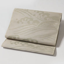 画像をギャラリービューアに読み込む, 法要用 夏 名古屋帯 夏帯 反物 正絹 未仕立て 西陣 絽綴れ グレー 夏用 帯 名古屋帯 九寸名古屋帯 夏物 着物 盛夏 カジュアル 和服 和装 和装小物 着付け 小物 夏の帯 夏の着物 涼しい 涼しげ お洒落 女性用 盛夏 単衣 無地 喪服