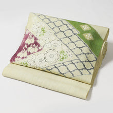 画像をギャラリービューアに読み込む, 名古屋帯 帯反物 紬 絞り 染 辻が花 京都 野口 名古屋帯 帯 未仕立て 九寸名古屋帯 なごや帯 おしゃれ カジュアル お洒落 高級 着付け レディース 小紋 無地 紬 木綿 きもの 着物 女性 和服 和装小物 着付け小物 単衣 袷