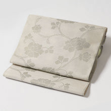 画像をギャラリービューアに読み込む, 法要用 夏 名古屋帯 夏帯 反物 正絹 未仕立て 西陣 絽綴れ グレー 夏用 帯 名古屋帯 九寸名古屋帯 夏物 着物 盛夏 カジュアル 和服 和装 和装小物 着付け 小物 夏の帯 夏の着物 涼しい 涼しげ お洒落 女性用 盛夏 単衣 無地 喪服