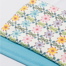 画像をギャラリービューアに読み込む, 紅型 琉球紅型 名古屋帯 九寸 沖縄 帯 未仕立て 青 水色 ブルー 九寸名古屋帯 反物 新品 なごや帯 お洒落 色無地 無地 付下げ 小紋 おしゃれ カジュアル