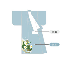 画像をギャラリービューアに読み込む, 色留袖 国内手縫い仕立て 湯のし・胴裏込み