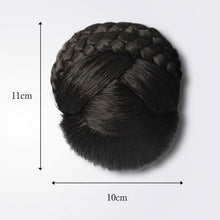 画像をギャラリービューアに読み込む, 【お試し価格】和装 ウィッグ 髪飾り つけ毛 黒 コーム 成人式 結婚式 和服 訪問着 留袖 お茶会 お団子 フラダンス 社交ダンス ウィッグ 髪飾り
