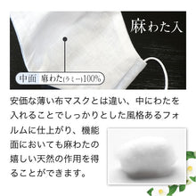 画像をギャラリービューアに読み込む, やさしい着け心地 布マスク 麻わた 絹 100% 日本製 小葵模様 洗える リネン 着物屋マスク 日本製 おしゃれ シルクマスク 絹マスク 近江麻 抗菌 防臭 布 ますく 白 大人 子供 無地 繰り返し使える ひんやり 麻マスク 地紋 エレガント マスク 可愛い 大人用 夏用 冬用 通年