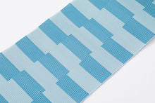 画像をギャラリービューアに読み込む, ゆかた帯 正絹 紗 半幅帯 西村織物 博多帯 水色 ブルー 博多織 浴衣帯 日本製 夏用 帯 細帯 四寸帯 夏物 着物 盛夏 カジュアル 浴衣帯 浴衣 単衣 小紋 和服 和装 和装小物 着付け 小物 夏の帯 夏の着物 お洒落 女性用 レディース