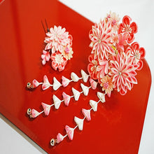 画像をギャラリービューアに読み込む, つまみ簪 つまみ 簪 縮緬 かんざし つまみ細工 花しおり 振袖 十三参り 成人式 かわいい ママ振り 髪飾り