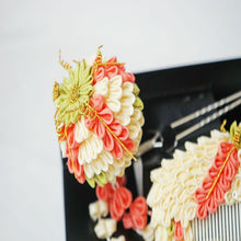 画像をギャラリービューアに読み込む, 花咲く つまみかんざし 橙 黄色 ピンク つまみ細工 簪 セット 縮緬 絞り 花しおり つまみ簪 かんざし 袴 振袖 十三参り 卒業式 成人式 ママ振り 髪飾り 着物 結婚式 和装 髪 和服 浴衣 髪飾り かんざし 簪 高級 和装用 着物 訪問着 小紋 フォーマル ヘアアクセサリー