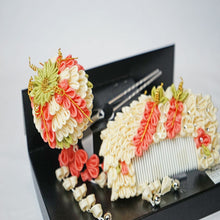 画像をギャラリービューアに読み込む, 花咲く つまみかんざし 橙 黄色 ピンク つまみ細工 簪 セット 縮緬 絞り 花しおり つまみ簪 かんざし 袴 振袖 十三参り 卒業式 成人式 ママ振り 髪飾り 着物 結婚式 和装 髪 和服 浴衣 髪飾り かんざし 簪 高級 和装用 着物 訪問着 小紋 フォーマル ヘアアクセサリー