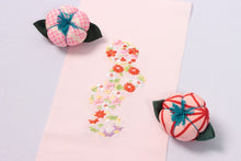 画像をギャラリービューアに読み込む, 七五三 着物 和装 3歳 7歳 女の子 半衿 刺繍 古典 正絹 キッズ 女の子 ガールズ 女児 七五三 日本製