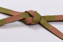 画像をギャラリービューアに読み込む, 純国産 平組 帯締め 正絹 龍工房 高級 帯〆 鱗 無地 2枚重ね 緑色 紬 小紋 名古屋帯 帯 コーディネート おしゃれ 名古屋帯 袋帯 袷 単衣 組紐 着物 和装 着付け小物 和装小物 カジュアル 帯締め 日本製 国産