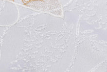 画像をギャラリービューアに読み込む, 留袖用 帯揚げ 白 黄変防止 唐織生地 地紋 刺しゅう 丹後ちりめん 上質 正絹100% 衿秀 刺繍 着物 袋帯 留袖 白 黒留袖 結婚式 フォーマル 正絹 結婚式用 通年 白い帯揚げ 単品 花嫁 母 礼装用 白地 ネオクラッセ加工シルク 色留袖 色留