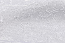 画像をギャラリービューアに読み込む, 留袖用 帯揚げ 白 黄変防止 唐織生地 地紋 刺しゅう 丹後ちりめん 上質 正絹100% 衿秀 刺繍 着物 袋帯 留袖 白 黒留袖 結婚式 フォーマル 正絹 結婚式用 通年 白い帯揚げ 単品 花嫁 母 礼装用 白地 ネオクラッセ加工シルク 色留袖 色留