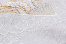 画像をギャラリービューアに読み込む, 留袖用 帯揚げ 白 黄変防止 唐織生地 地紋 刺しゅう 丹後ちりめん 上質 正絹100% 衿秀 刺繍 着物 袋帯 留袖 白 黒留袖 結婚式 フォーマル 正絹 結婚式用 通年 白い帯揚げ 単品 花嫁 母 礼装用 白地 ネオクラッセ加工シルク 色留袖 色留