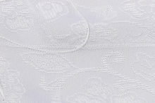 画像をギャラリービューアに読み込む, 留袖用 帯揚げ 白 黄変防止 唐織生地 地紋 刺しゅう 丹後ちりめん 上質 正絹100% 衿秀 刺繍 着物 袋帯 留袖 白 黒留袖 結婚式 フォーマル 正絹 結婚式用 通年 白い帯揚げ 単品 花嫁 母 礼装用 白地 ネオクラッセ加工シルク 色留袖 色留