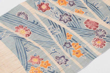 画像をギャラリービューアに読み込む, 野口 麻名古屋帯 藍紅型染め