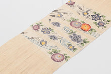 画像をギャラリービューアに読み込む, 名古屋帯 夏帯 名古屋 着物 夏 麻 野口 麻名古屋帯 小花 小紋 小千谷 浴衣 カジュアル