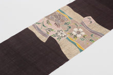 画像をギャラリービューアに読み込む, 名古屋帯 着物 夏帯 野口 染 麻 本麻 未仕立て 新品 カジュアル しゃれ帯