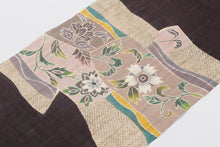 画像をギャラリービューアに読み込む, 名古屋帯 着物 夏帯 野口 染 麻 本麻 未仕立て 新品 カジュアル しゃれ帯