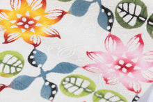 画像をギャラリービューアに読み込む, 紅型 琉球紅型 名古屋帯 九寸 沖縄 帯 未仕立て 青 水色 ブルー 九寸名古屋帯 反物 新品 なごや帯 お洒落 色無地 無地 付下げ 小紋 おしゃれ カジュアル