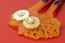 画像をギャラリービューアに読み込む, 日本製 簪 桜 竹 本鼈甲張り 花しおり 二本差し 高級 透かし彫り 銀杏 かんざし バチ型 べっ甲 普段使い 簪 京都 本鼈甲 鼈甲 着物 和装 髪 和服 浴衣 髪飾り 高級 和装用 着物 訪問着 フォーマル ヘアアクセサリー 礼装 カジュアル 留袖 色留袖 無地 付下げ 結婚式