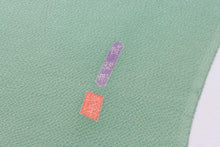 画像をギャラリービューアに読み込む, 加賀友禅 正絹半衿 笹短冊 七夕 手書き 縮緬 緑 正絹 絹 半衿 本加賀友禅 作家 落款 ちりめん 着物 付下げ 小紋 無地 紬 着物全般 普段 お稽古 衿元 綺麗 半襟 おしゃれ 大人 長襦袢 女性 和服 和装小物 着付け小物 カジュアル 可愛い 衿 襟