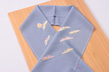 画像をギャラリービューアに読み込む, 加賀友禅 正絹半衿 松 手書き 縮緬 青 正絹 絹 半衿 本加賀友禅 作家 落款 ちりめん 着物 付下げ 小紋 無地 紬 着物全般 普段 お稽古 衿元 綺麗 半襟 おしゃれ 大人 長襦袢 女性 和服 和装小物 着付け小物 カジュアル 可愛い 衿 襟