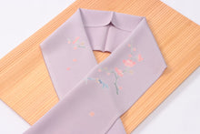 画像をギャラリービューアに読み込む, 加賀友禅 正絹半衿 梅 手書き 縮緬 ピンク 紫 正絹 絹 半衿 本加賀友禅 作家 落款 ちりめん 着物 付下げ 小紋 無地 紬 着物全般 普段 お稽古 衿元 綺麗 半襟 おしゃれ 大人 長襦袢 女性 和服 和装小物 着付け小物 カジュアル 可愛い 衿 襟