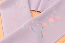 画像をギャラリービューアに読み込む, 加賀友禅 正絹半衿 梅 手書き 縮緬 ピンク 紫 正絹 絹 半衿 本加賀友禅 作家 落款 ちりめん 着物 付下げ 小紋 無地 紬 着物全般 普段 お稽古 衿元 綺麗 半襟 おしゃれ 大人 長襦袢 女性 和服 和装小物 着付け小物 カジュアル 可愛い 衿 襟
