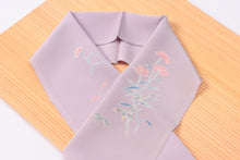 画像をギャラリービューアに読み込む, 加賀友禅 正絹半衿 花 手書き 縮緬 ピンク 紫 正絹 絹 半衿 本加賀友禅 作家 落款 ちりめん 着物 付下げ 小紋 無地 紬 着物全般 普段 お稽古 衿元 綺麗 半襟 おしゃれ 大人 長襦袢 女性 和服 和装小物 着付け小物 カジュアル 可愛い 衿 襟