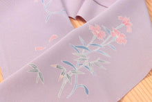 画像をギャラリービューアに読み込む, 加賀友禅 正絹半衿 花 手書き 縮緬 ピンク 紫 正絹 絹 半衿 本加賀友禅 作家 落款 ちりめん 着物 付下げ 小紋 無地 紬 着物全般 普段 お稽古 衿元 綺麗 半襟 おしゃれ 大人 長襦袢 女性 和服 和装小物 着付け小物 カジュアル 可愛い 衿 襟