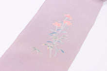 画像をギャラリービューアに読み込む, 加賀友禅 正絹半衿 花 手書き 縮緬 ピンク 紫 正絹 絹 半衿 本加賀友禅 作家 落款 ちりめん 着物 付下げ 小紋 無地 紬 着物全般 普段 お稽古 衿元 綺麗 半襟 おしゃれ 大人 長襦袢 女性 和服 和装小物 着付け小物 カジュアル 可愛い 衿 襟