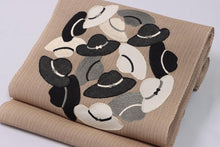 画像をギャラリービューアに読み込む, 名古屋帯 着物 九寸名古屋帯 しゃれ帯 小紋 無地 紬 工芸キモノ野口 京都 野口