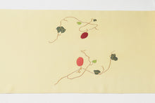 画像をギャラリービューアに読み込む, 名古屋帯 反物 染帯 烏瓜 塩瀬 生地 刺繍 クリーム 帯 未仕立て 九寸名古屋帯 なごや帯 おしゃれ カジュアル お洒落 高級 着付け レディース 小紋 無地 紬 木綿 きもの 着物 女性 和服 和装小物 着付け小物 単衣 袷