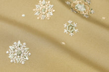 画像をギャラリービューアに読み込む, 名古屋帯 帯反物 塩瀬 雪の結晶 刺繍 名古屋帯 帯 未仕立て 九寸名古屋帯 なごや帯 おしゃれ カジュアル お洒落 高級 着付け レディース 小紋 無地 紬 木綿 きもの 着物 女性 和服 和装小物 着付け小物 単衣 袷