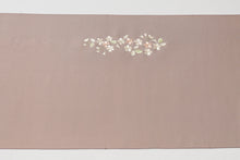 画像をギャラリービューアに読み込む, 当店オリジナル 名古屋帯 反物 正絹 塩瀬 桜の刺繍 春 ひな祭り 帯 刺しゅう 未仕立て 九寸名古屋帯 なごや帯 おしゃれ カジュアル お洒落 高級 着付け レディース 色無地 無地 きもの 着物 女性 和服 和装小物 着付け小物 無地 紬 小紋