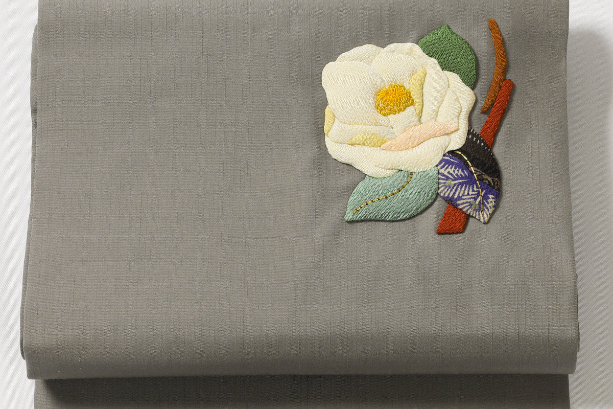 高級正絹刺繍　名古屋帯